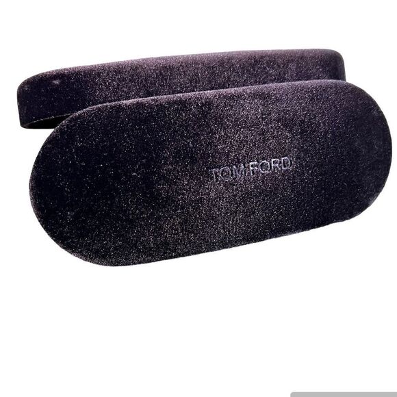 Tom Ford Suede Hard Clamshell Eye Glasses Case - Picture 1 of 2